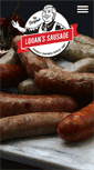 Mobile Screenshot of logansausage.com