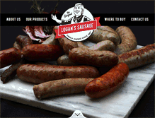 Tablet Screenshot of logansausage.com